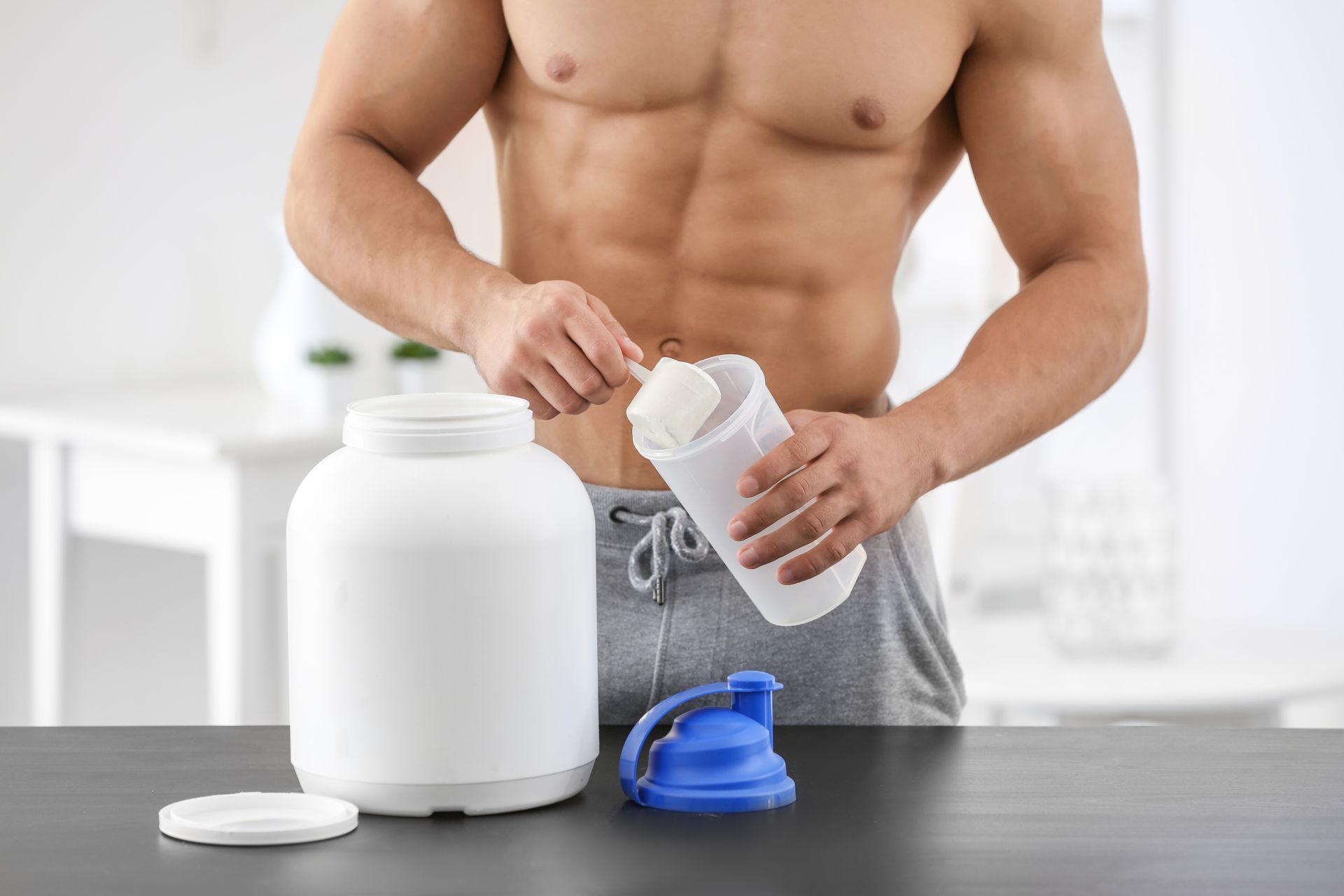 How does a protein supplement work for muscle mass?